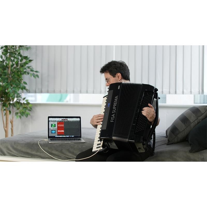 KORG 【予約商品・2025年秋頃発売予定】FISA SUPREMA BUTTON ボタン式 電子アコーディオン (FSUP-B MBK) AERO DIGITAL INSTRUMENT コルグ フィサ スプレーマ クロマチック 画像6