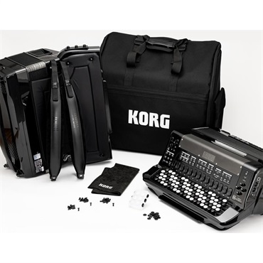 KORG 【予約商品・2025年秋頃発売予定】FISA SUPREMA BUTTON ボタン式 電子アコーディオン (FSUP-B MBK) AERO DIGITAL INSTRUMENT コルグ フィサ スプレーマ クロマチック 画像8