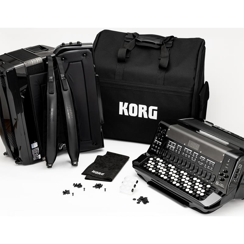 KORG 【予約商品・2025年秋頃発売予定】FISA SUPREMA BUTTON ボタン式 電子アコーディオン (FSUP-B MBK) AERO DIGITAL INSTRUMENT コルグ フィサ スプレーマ クロマチック 画像8