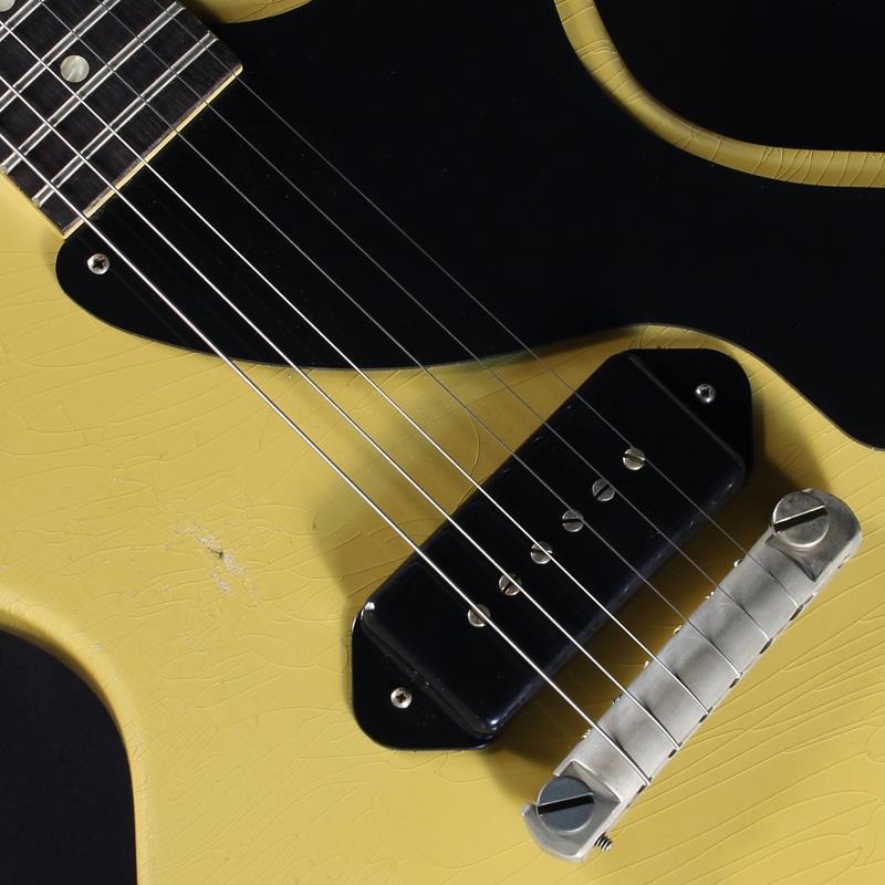 Gibson Murphy Lab 1957 Les Paul Junior Single Cut TV Yellow Heavy Aged #742495 画像3