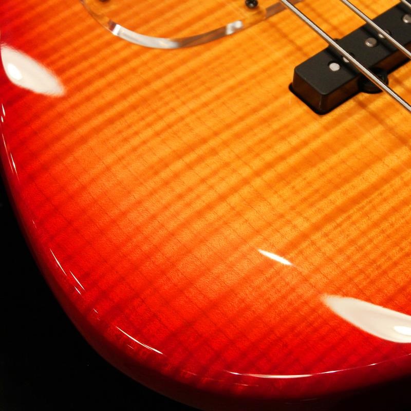 Kikuchi Guitars Custom 4st J Bass (Flame Maple Top / Cherry Sunburst) 画像3