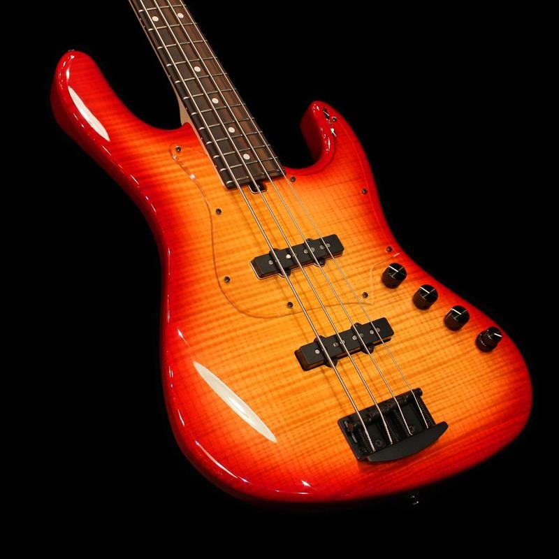 Kikuchi Guitars Custom 4st J Bass (Flame Maple Top / Cherry Sunburst) 画像7