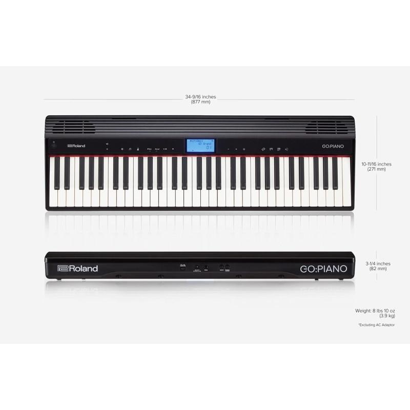 Roland GO:PIANO Entry Keyboard (GO-61P)+CB-GO61（専用キャリングケースセット） レインカバー付き 画像6