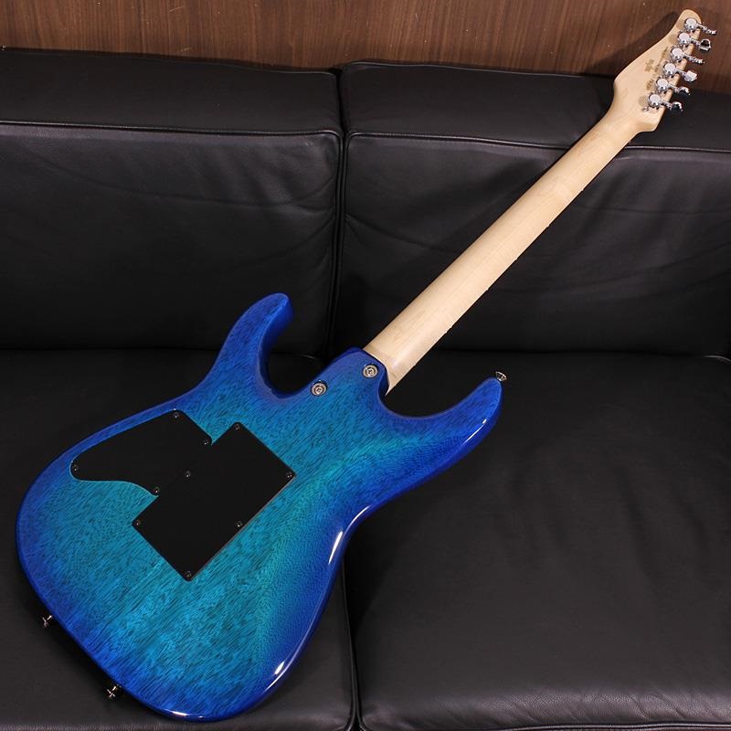 Tom Anderson Angel Flame Maple Top on Limba Bora to Transparent Blue Burst Round Edge SN. 07-25-25N 画像1