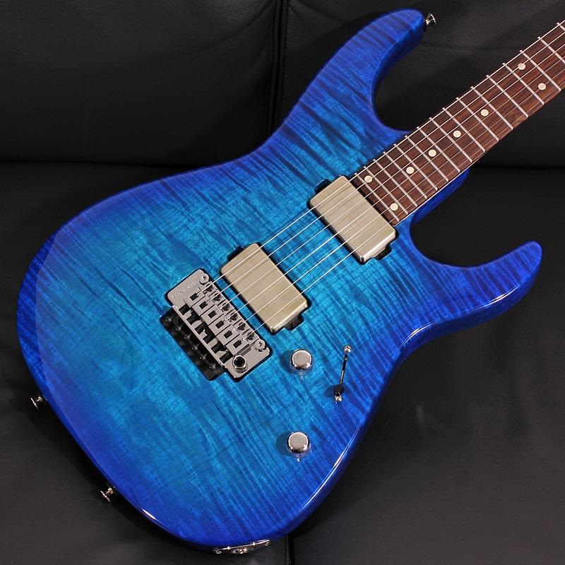 Tom Anderson Angel Flame Maple Top on Limba Bora to Transparent Blue Burst Round Edge SN. 07-25-25N 画像2