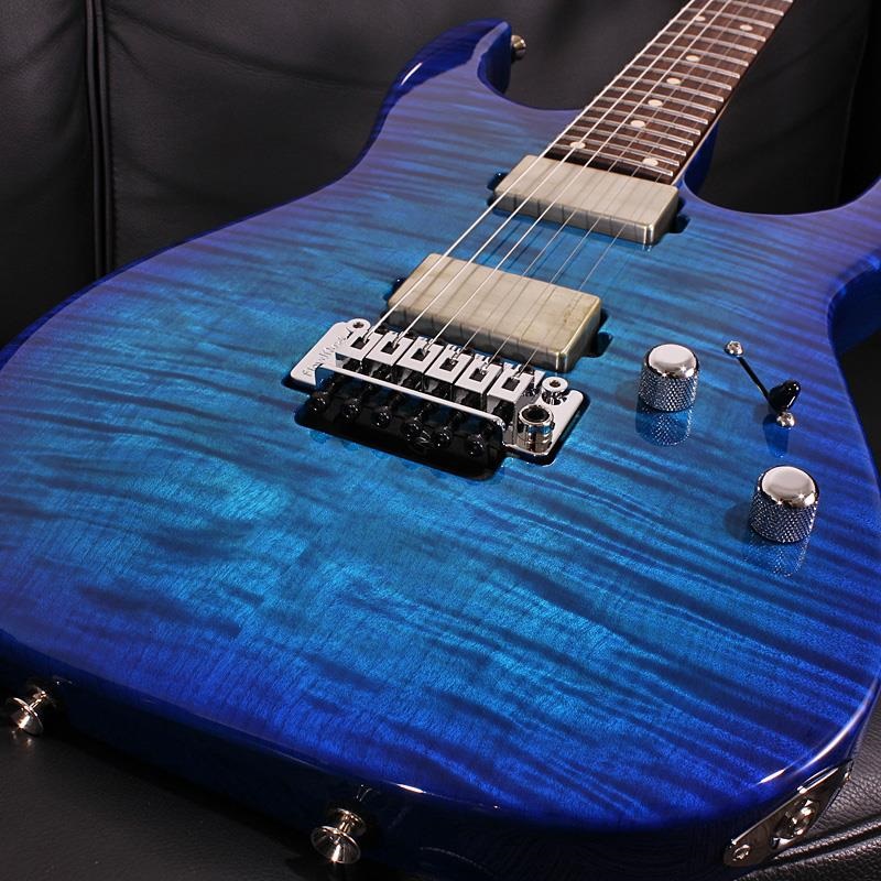 Tom Anderson Angel Flame Maple Top on Limba Bora to Transparent Blue Burst Round Edge SN. 07-25-25N 画像3