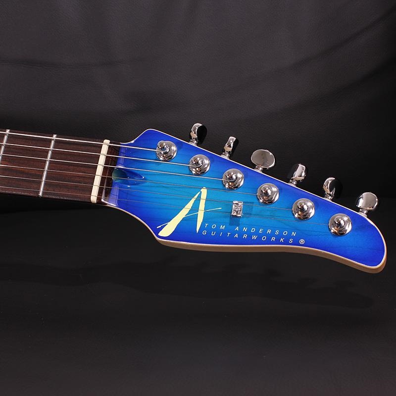 Tom Anderson Angel Flame Maple Top on Limba Bora to Transparent Blue Burst Round Edge SN. 07-25-25N 画像9