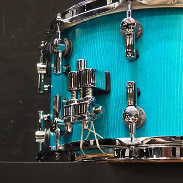 SONOR USED 中古 SQ2 System Snare Drum - Beech Thin 14×8 - Vintage Azule - 画像6
