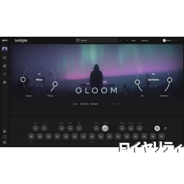 UJAM Beatmaker GLOOM ロイヤリティ (ユージャム)(ビートメーカー)(グルーム)(オンライン納品)(2時間以内に納品) 画像1