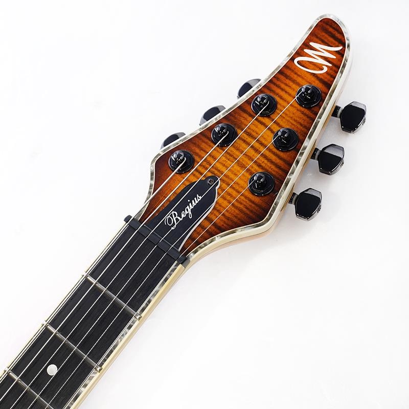 MAYONES USED 中古 Regius 6 (Trans Dirty Brown Burst Gloss