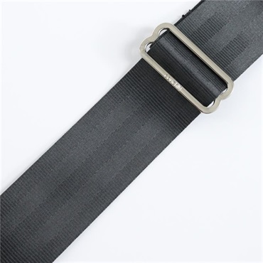 Couch Guitar Strap All Plain Black Vegan 画像3