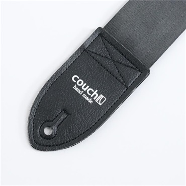 Couch Guitar Strap All Plain Black Vegan 画像4