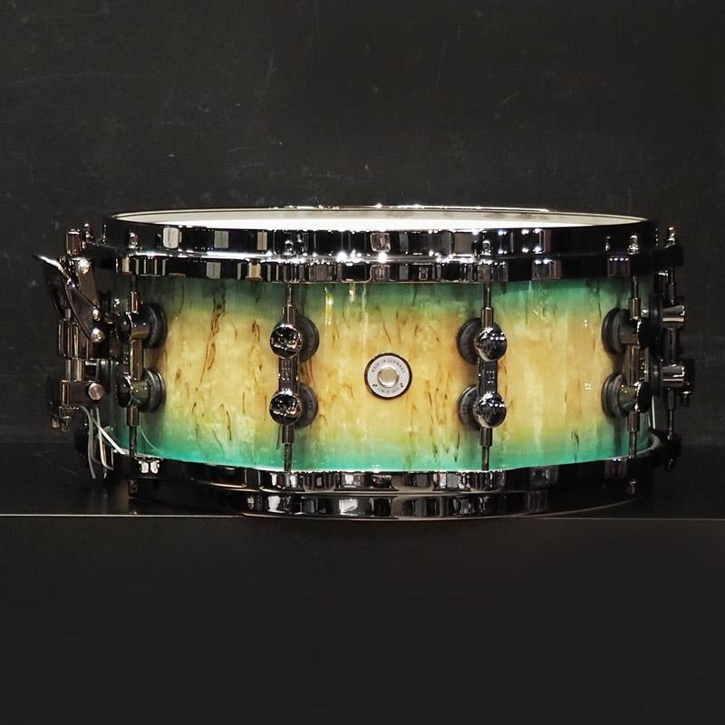 SONOR 【イケベ楽器店創業50周年記念モデル】SQ2 System Snare Drum - Maple Vintage 14x6 - Blue Burst on Scandinavian Birch 画像1
