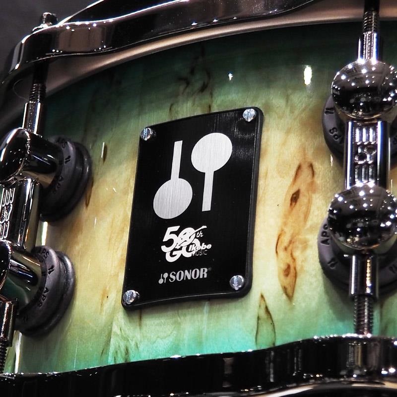 SONOR 【イケベ楽器店創業50周年記念モデル】SQ2 System Snare Drum - Maple Vintage 14x6 - Blue Burst on Scandinavian Birch 画像2