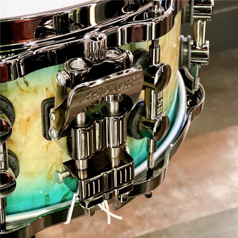 SONOR 【イケベ楽器店創業50周年記念モデル】SQ2 System Snare Drum - Maple Vintage 14x6 - Blue Burst on Scandinavian Birch [No.22772] 画像1