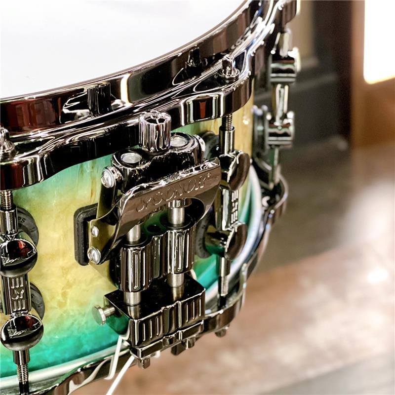 SONOR 【イケベ楽器店創業50周年記念モデル】SQ2 System Snare Drum - Maple Vintage 14x6 - Blue Burst on Scandinavian Birch [No.22773] 画像1