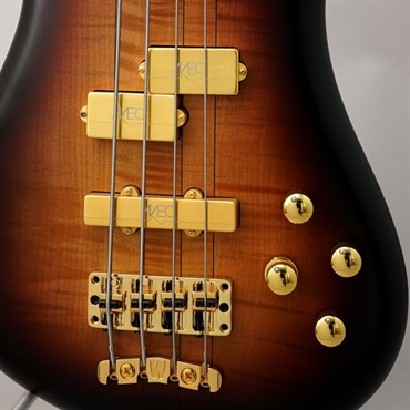 Warwick Custom Shop Streamer Stage I 4st (Vintage Sunburst Transparent Satin/Gold Hardware) 画像8