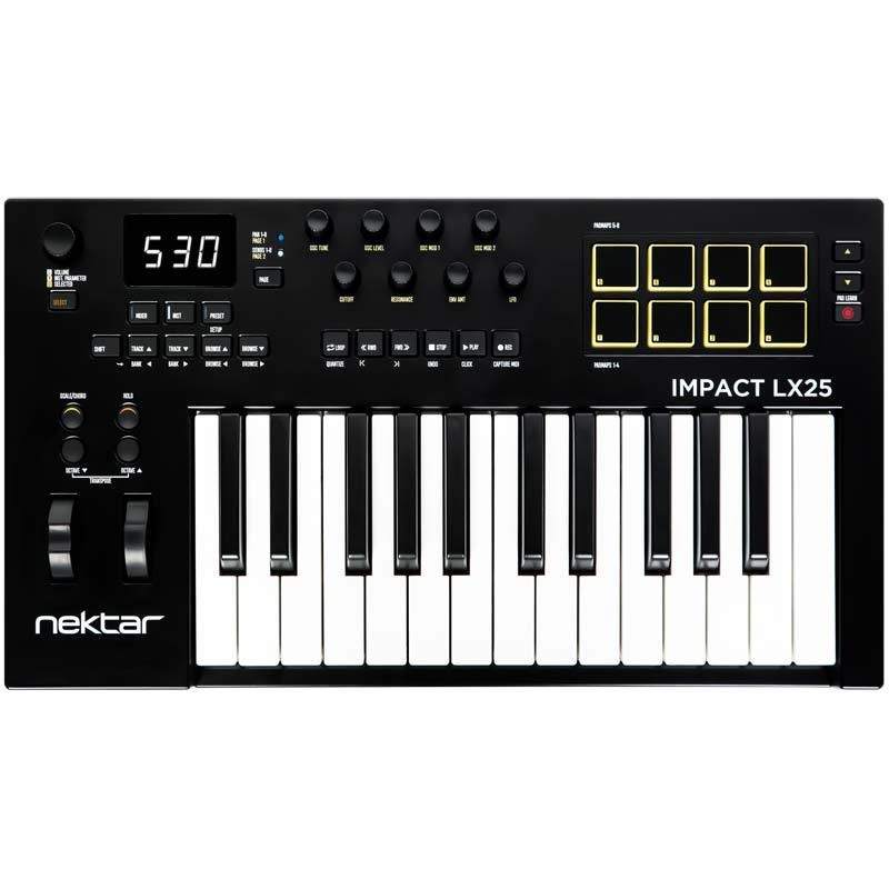Nektar Technology Impact LX25 mk3  (ネクターテクノロジー)(USB・MIDIコントローラー)(エルエックスマーク3) 画像2
