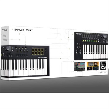 Nektar Technology Impact LX49 mk3 (ネクターテクノロジー)(USB・MIDIコントローラー)(エルエックスマーク3) 画像4