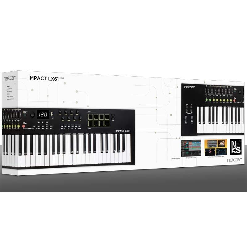 Nektar Technology Impact LX61 mk3 (ネクターテクノロジー)(USB・MIDIコントローラー)(エルエックスマーク3) 画像4