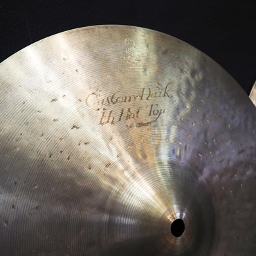 Zildjian USED 中古 K Custom Dark HiHat 14 pair [Top:1100g/Bottom:1204g] 画像2