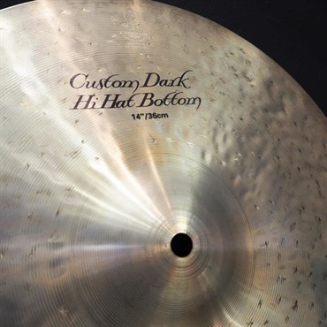 Zildjian USED 中古 K Custom Dark HiHat 14 pair [Top:1100g/Bottom:1204g] 画像6