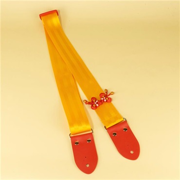 tsundrum_chan バタフライチャイナボタンギターストラップ 画像1