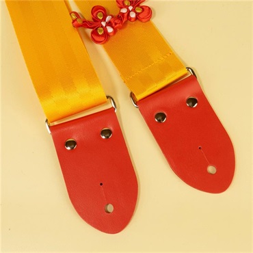 tsundrum_chan バタフライチャイナボタンギターストラップ 画像2