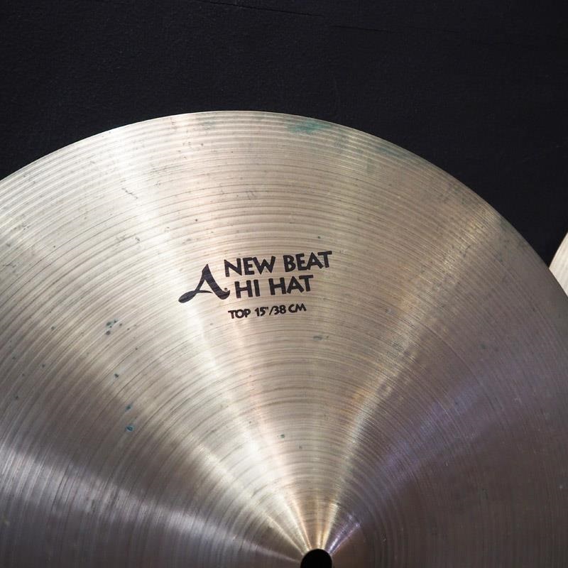 Zildjian USED 中古 A Zildjian New Beat HiHat 15 pair [Top:1212g/Bottom:1598g] 画像1