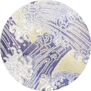 Daiking Corporation 西陣織りギターストラップ DGS-NKNG-60 金欄波頭柄 画像1