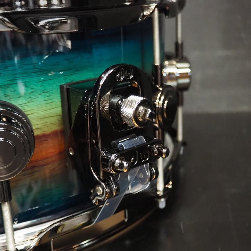 dw Collector's SonicPly Snare Drum 14x5.5 [Natural to Quick Royal Blue Burst over Horizontal Padauk] 画像5