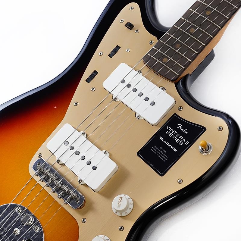 Fender MEX Limited Edition Vintera II Road Worn '50s Jazzmaster (3-Color Sunburst/Rosewood) 画像3