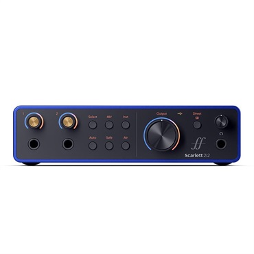 Focusrite 【Focusrite設立40周年記念数量限定モデル】Scarlett 2i2 4th Gen Anniversary Edition (フォーカスライト)(ISAブルー)(2in2out・USB-C オーディオインターフェイス) 画像1