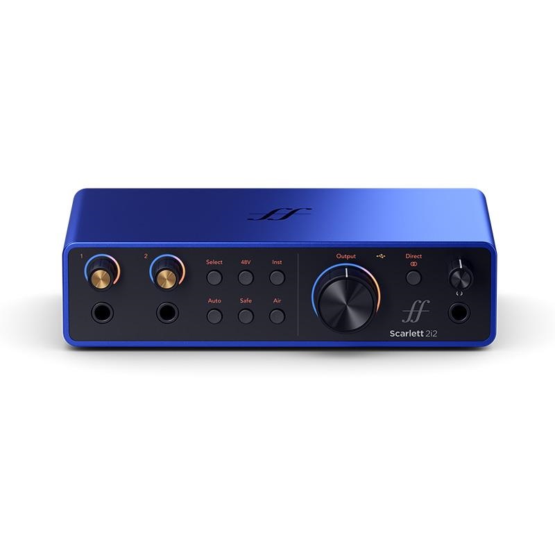 Focusrite 【Focusrite設立40周年記念数量限定モデル】Scarlett 2i2 4th Gen Anniversary Edition (フォーカスライト)(ISAブルー)(2in2out・USB-C オーディオインターフェイス) 画像2