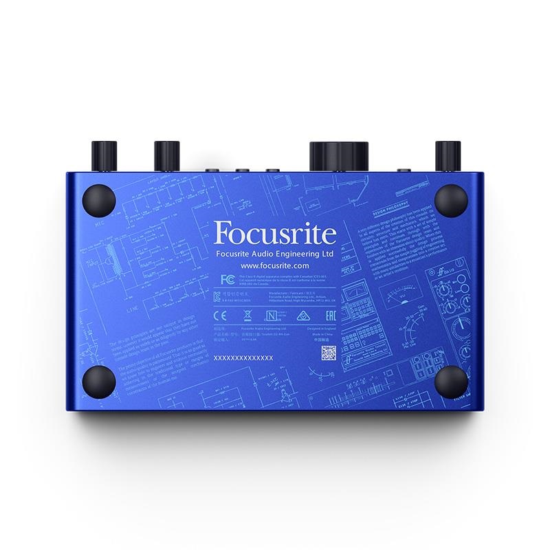 Focusrite 【Focusrite設立40周年記念数量限定モデル】Scarlett 2i2 4th Gen Anniversary Edition (フォーカスライト)(ISAブルー)(2in2out・USB-C オーディオインターフェイス) 画像5