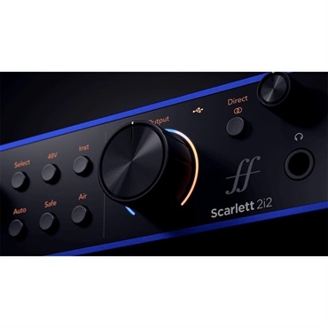 Focusrite 【Focusrite設立40周年記念数量限定モデル】Scarlett 2i2 4th Gen Anniversary Edition (フォーカスライト)(ISAブルー)(2in2out・USB-C オーディオインターフェイス) 画像6