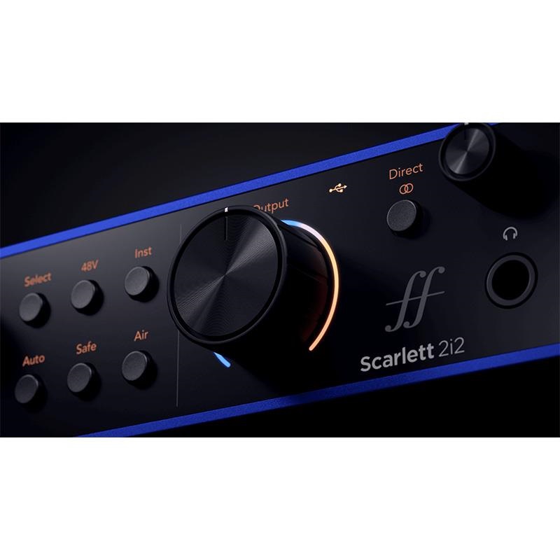 Focusrite 【Focusrite設立40周年記念数量限定モデル】Scarlett 2i2 4th Gen Anniversary Edition (フォーカスライト)(ISAブルー)(2in2out・USB-C オーディオインターフェイス) 画像6
