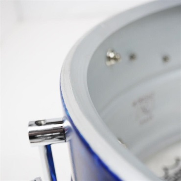 PORK PIE Seamless Aluminum 1.5mm Snare Drum 14x6.5 - Blue Alcohol Ink Satin Finish [Made in USA] 画像9
