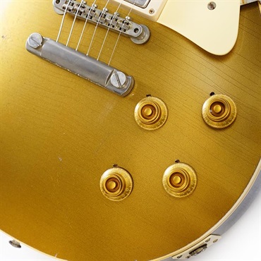 Gibson Murphy Lab 1957 Les Paul Gold Top Reissue Double Gold Dark Back Light Aged SN.751280 画像4