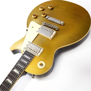 Gibson Murphy Lab 1957 Les Paul Gold Top Reissue Double Gold Dark Back Light Aged SN.751280 画像5