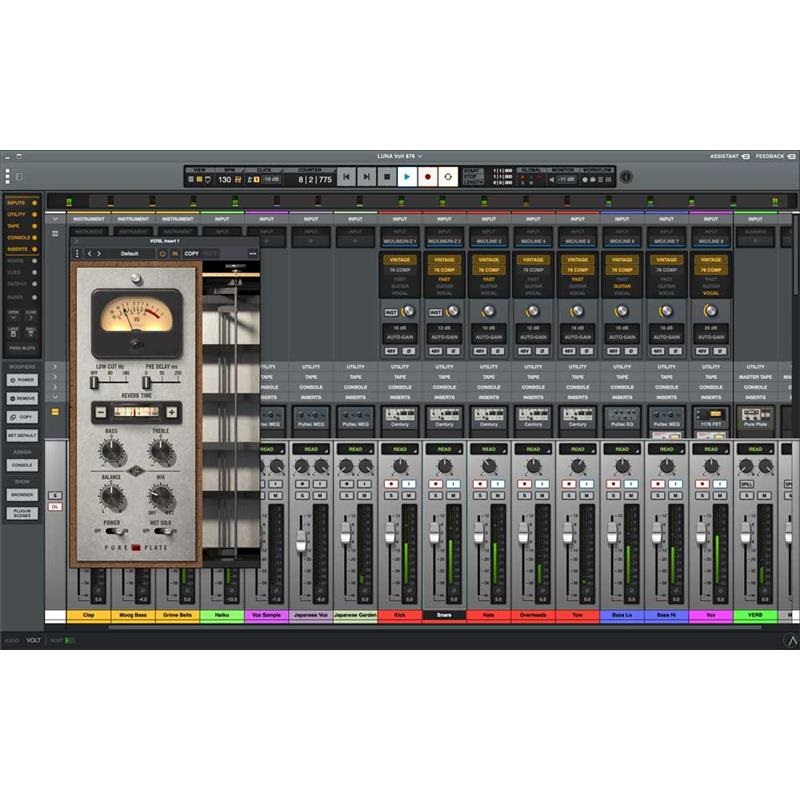 Universal Audio 【予約商品・10月中旬以降発売予定】Volt 876 USB Recording Studio (32bit interger/192kHz・iOS対応USB-Cオーディオインターフェイス)(8chマイクプリアンプ搭載)(ユニバーサルオーディオ)(LUNA DAWソフト付属) 画像6