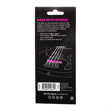 ERNIE BALL 【10月11日発売予定】Mute Noodle Bass[#P09637] 画像2