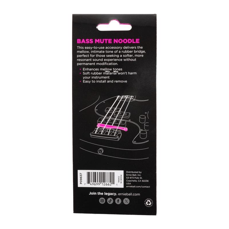 ERNIE BALL 【10月11日発売予定】Mute Noodle Bass[#P09637] 画像2