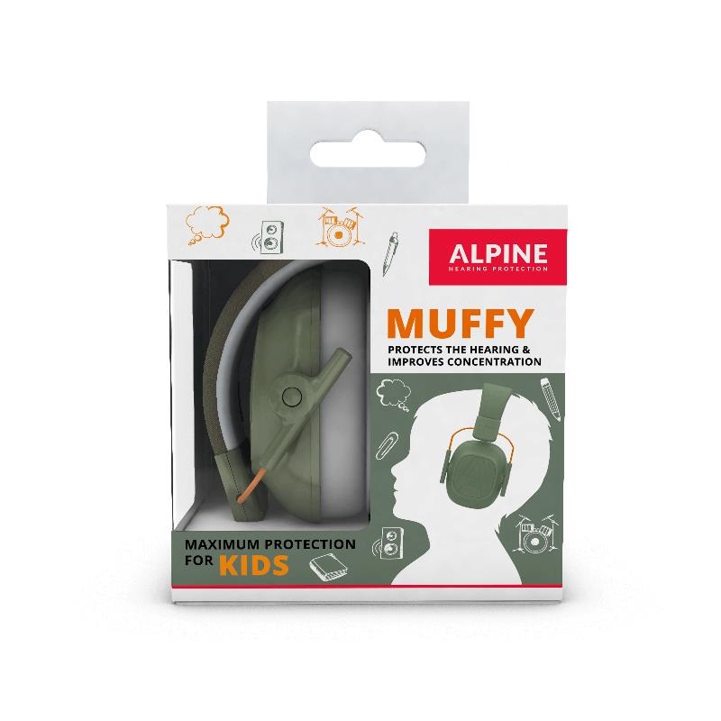 ALPINE HEARING PROTECTION MUFFY KIDS 【グリーン】【お子様用