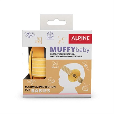 ALPINE HEARING PROTECTION MUFFY BABY CLASSIC 【イエロー】【ベビー用イヤーマフ】 (アルパイン) 画像2