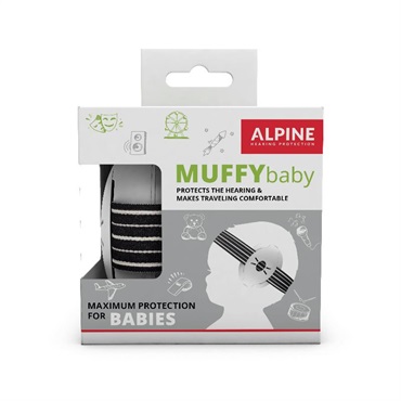 ALPINE HEARING PROTECTION MUFFY BABY CLASSIC 【ブラック】【ベビー用イヤーマフ】 (アルパイン) 画像2