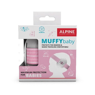 ALPINE HEARING PROTECTION MUFFY BABY CLASSIC 【ピンク】【ベビー用イヤーマフ】 (アルパイン) 画像4