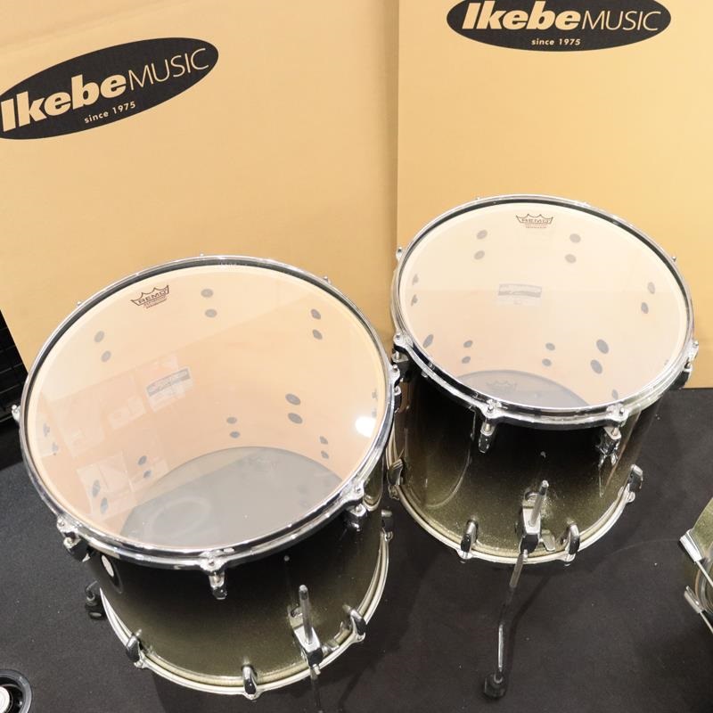 Pearl USED 中古 Masters Custom MCX 4pcs Drum Set - Black Sparkle