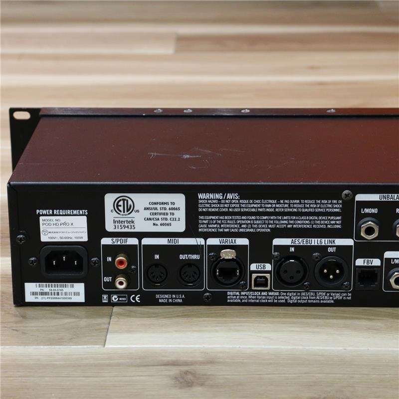 Line6 USED 中古 POD HD Pro X w/ FBV SHORT BOARD MKII (LINE6 ライン6) rack multi effect ラックマルチエフェクター 画像3