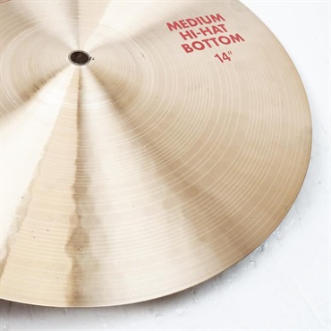 PAiSTe USED 中古 2002 Medium HiHat 14 pair [Top 818g/Bottom 974g] 画像6